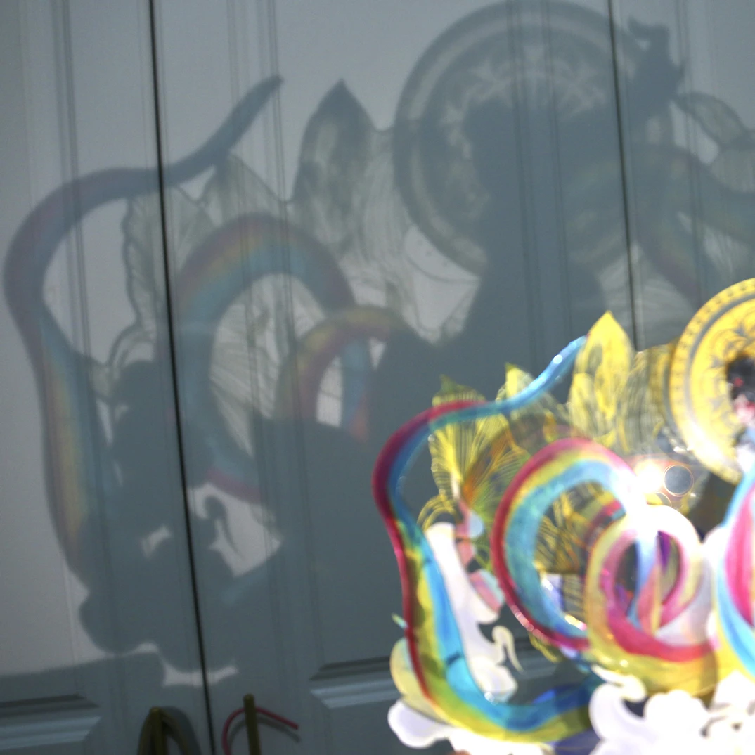 京剧天女散花立牌摆件