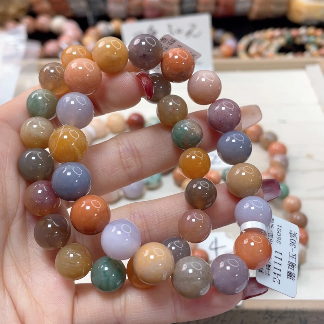 硅化珊瑚（珊瑚玉）手链未镶嵌曦**嘻032