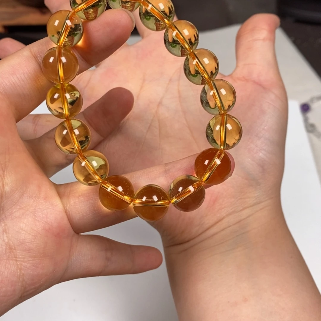 手串黄水全净体 素圈