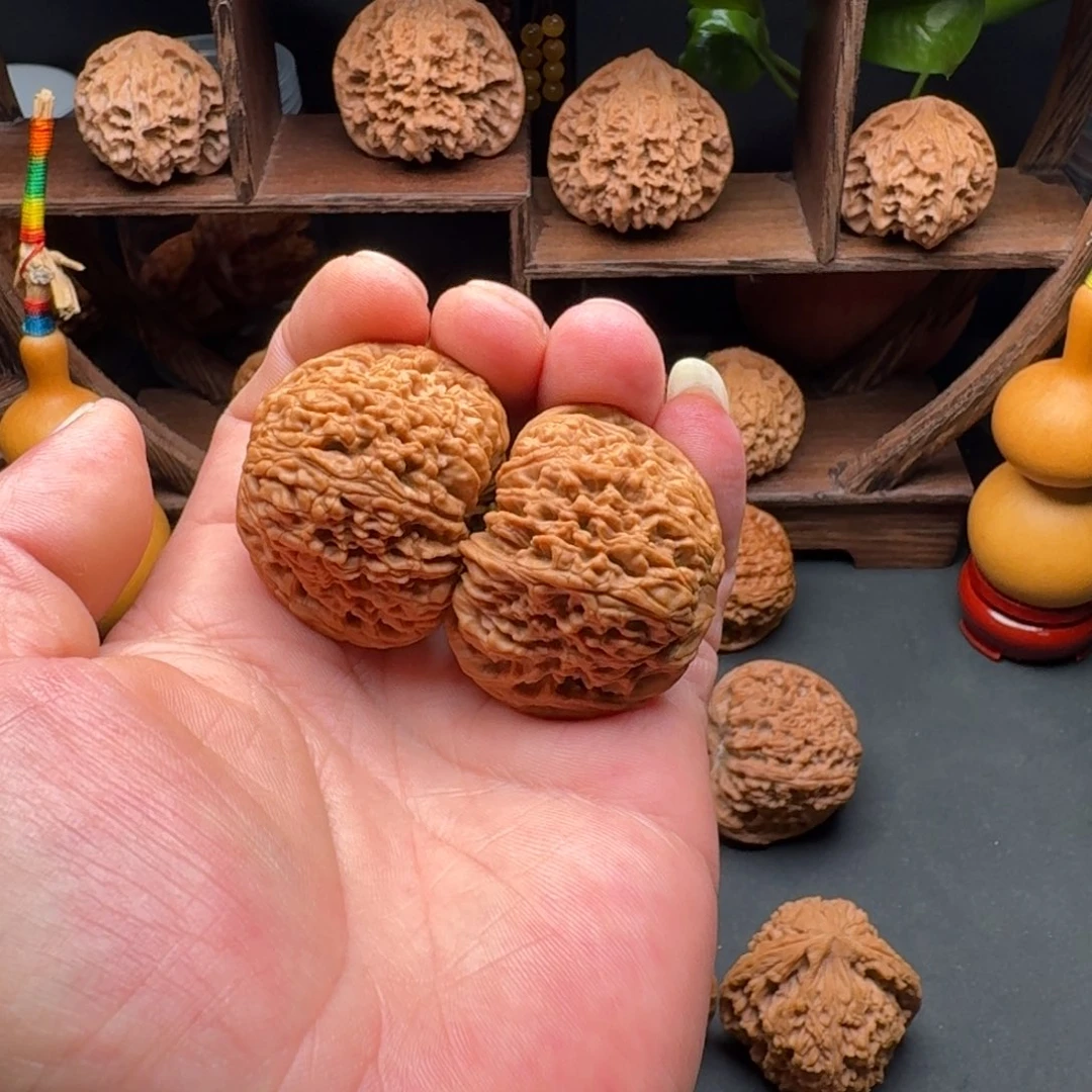 明***学文玩核桃南疆石尺寸41+