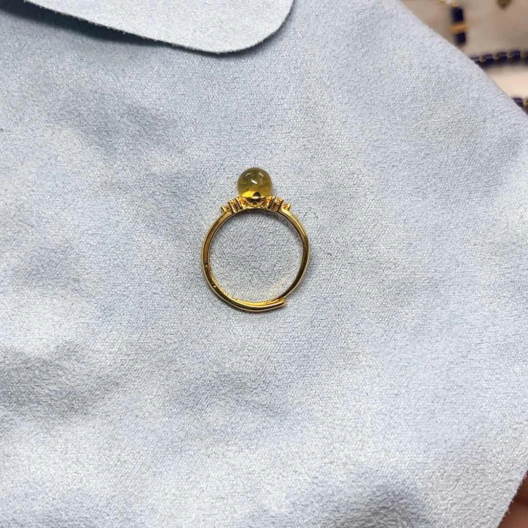 翡翠未镶嵌颈饰开口戒