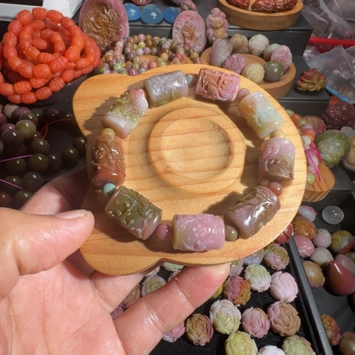 玛瑙/玉髓未镶嵌手链