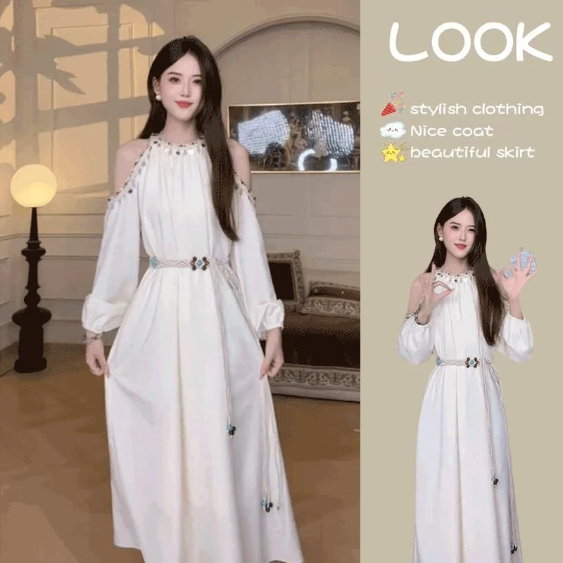 今年流行漂亮连衣裙女装2025夏季新款时尚仙女小众海边度假长裙子