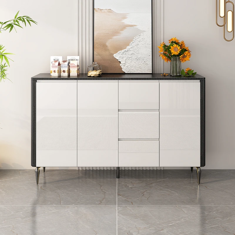 硕德林餐边柜现代简约风大容量空间厨房家用通用柜极简餐厅餐边柜