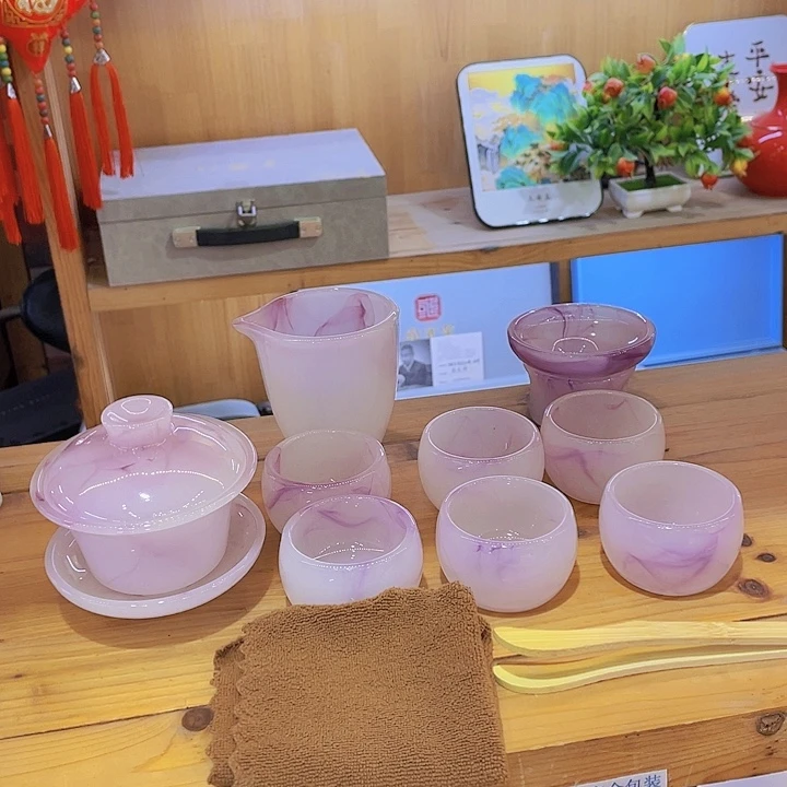 紫飘带琉璃套装琉璃