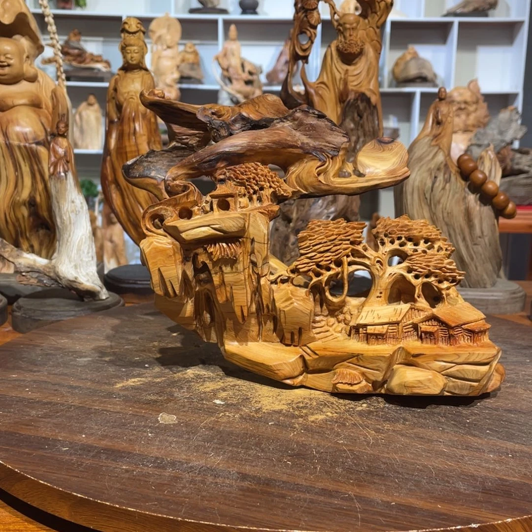 柏木（崖柏）平**意工艺品328