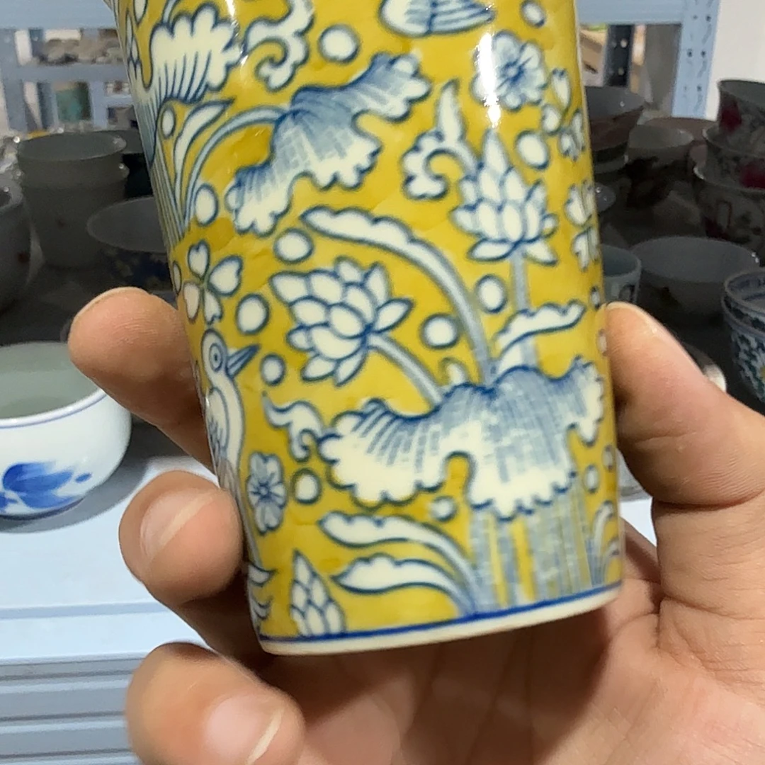 美***丽瓷片摆件手绘瓷器全部处理