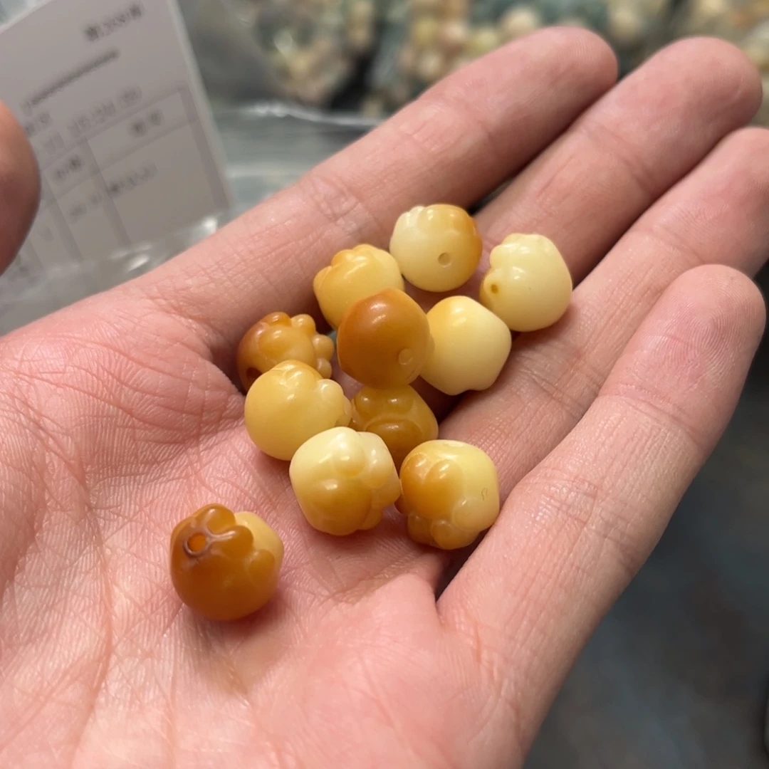 【闪购商品】白玉菩提吊坠c12/20+5颗焦糖爱心猫爪