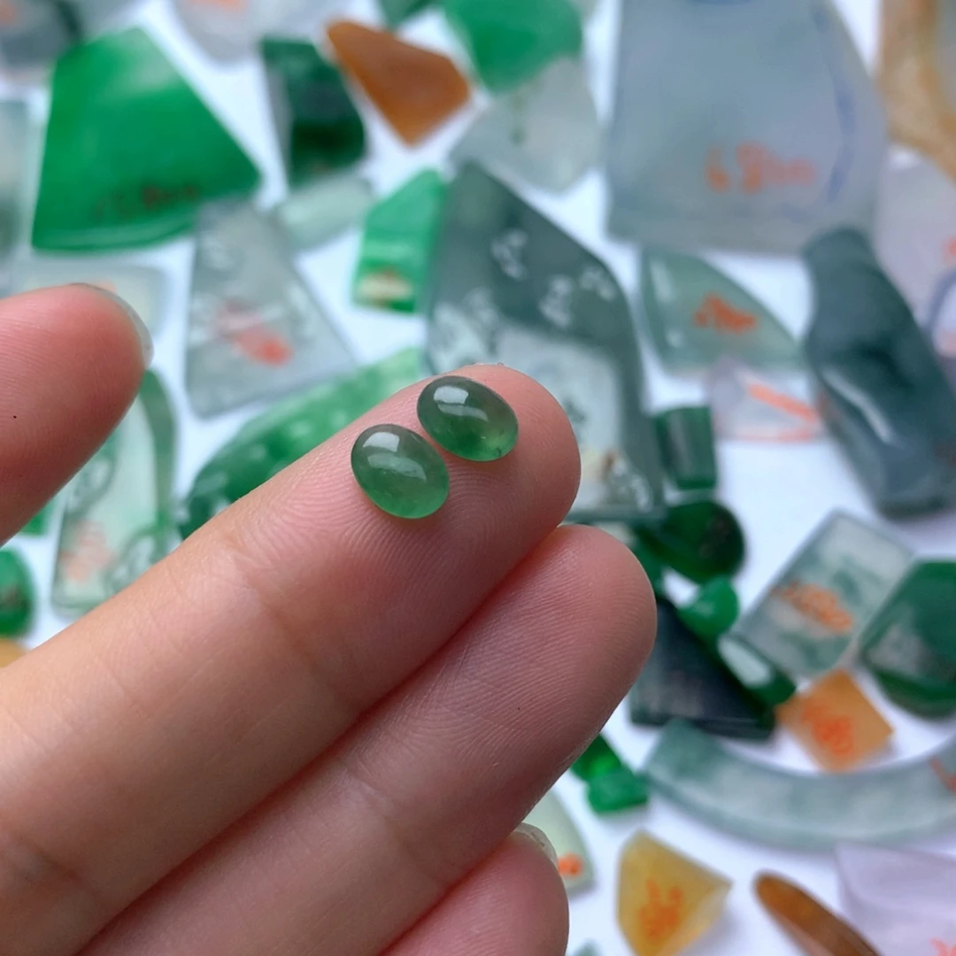 定制翡翠未镶嵌天然缅甸翡翠吊坠挂件