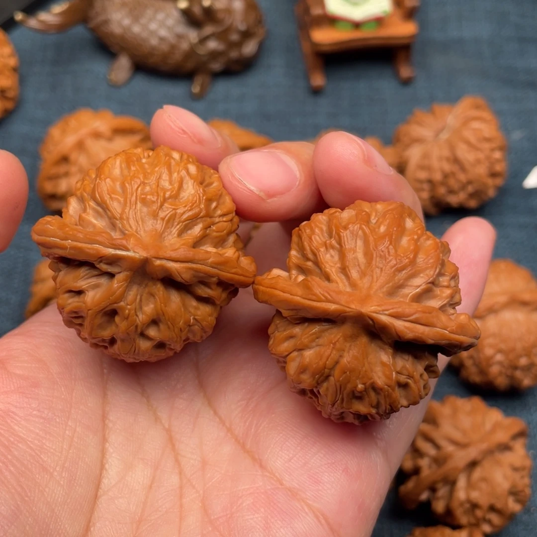 把件文玩核桃40.8精品金麒麟全品