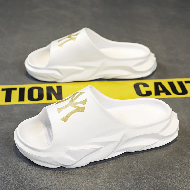 椰子拖鞋男女款夏季外穿厚底踩屎感一字拖男防滑鞋子运动沙滩凉拖