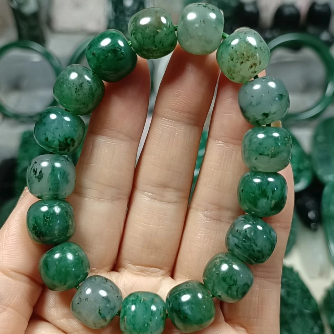 独山玉未镶嵌手串