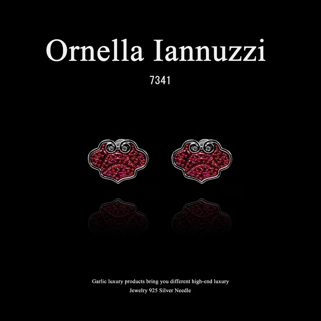 镀K金  Ornella Iannuzzi耳饰~7341