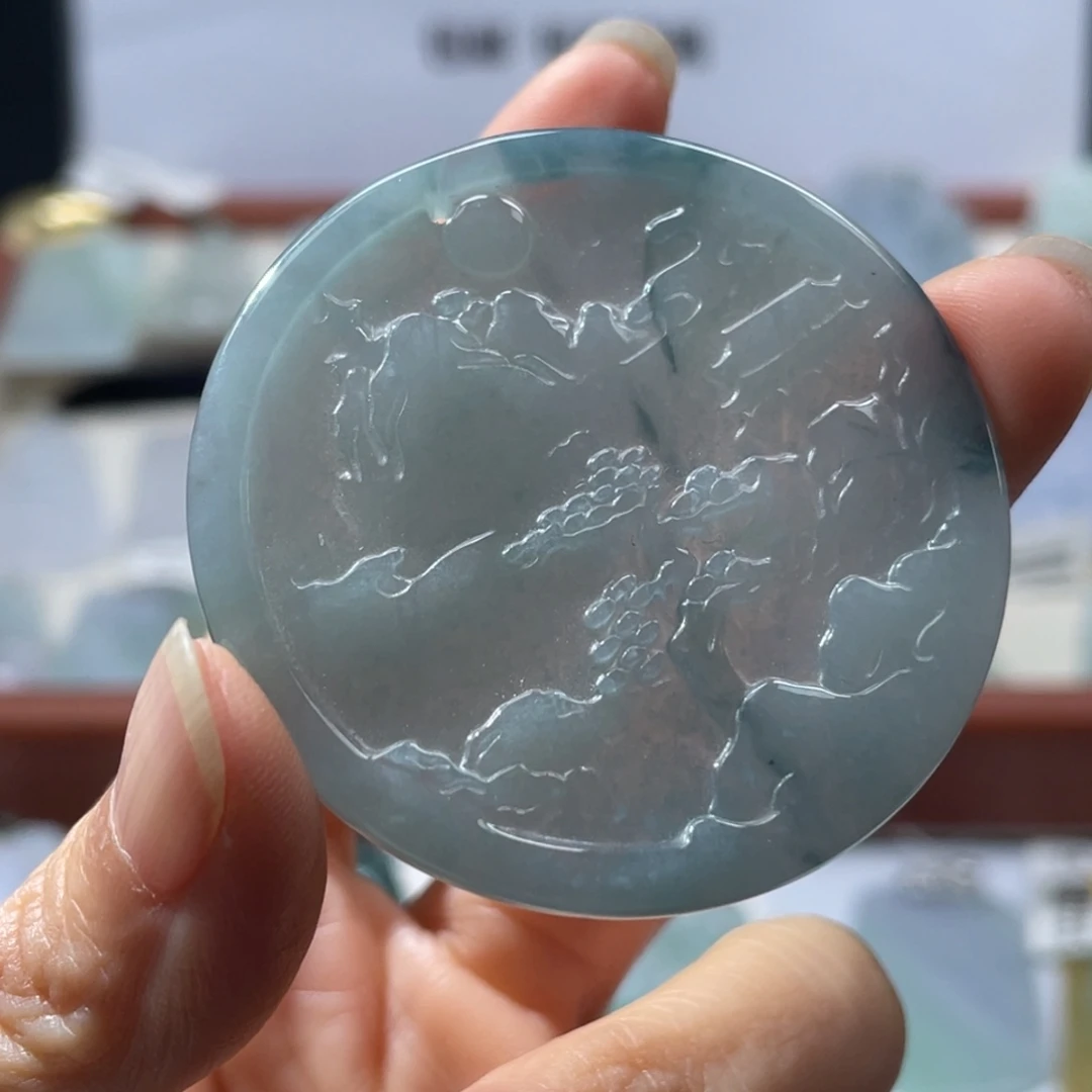 翡翠未镶嵌颈饰翡翠21