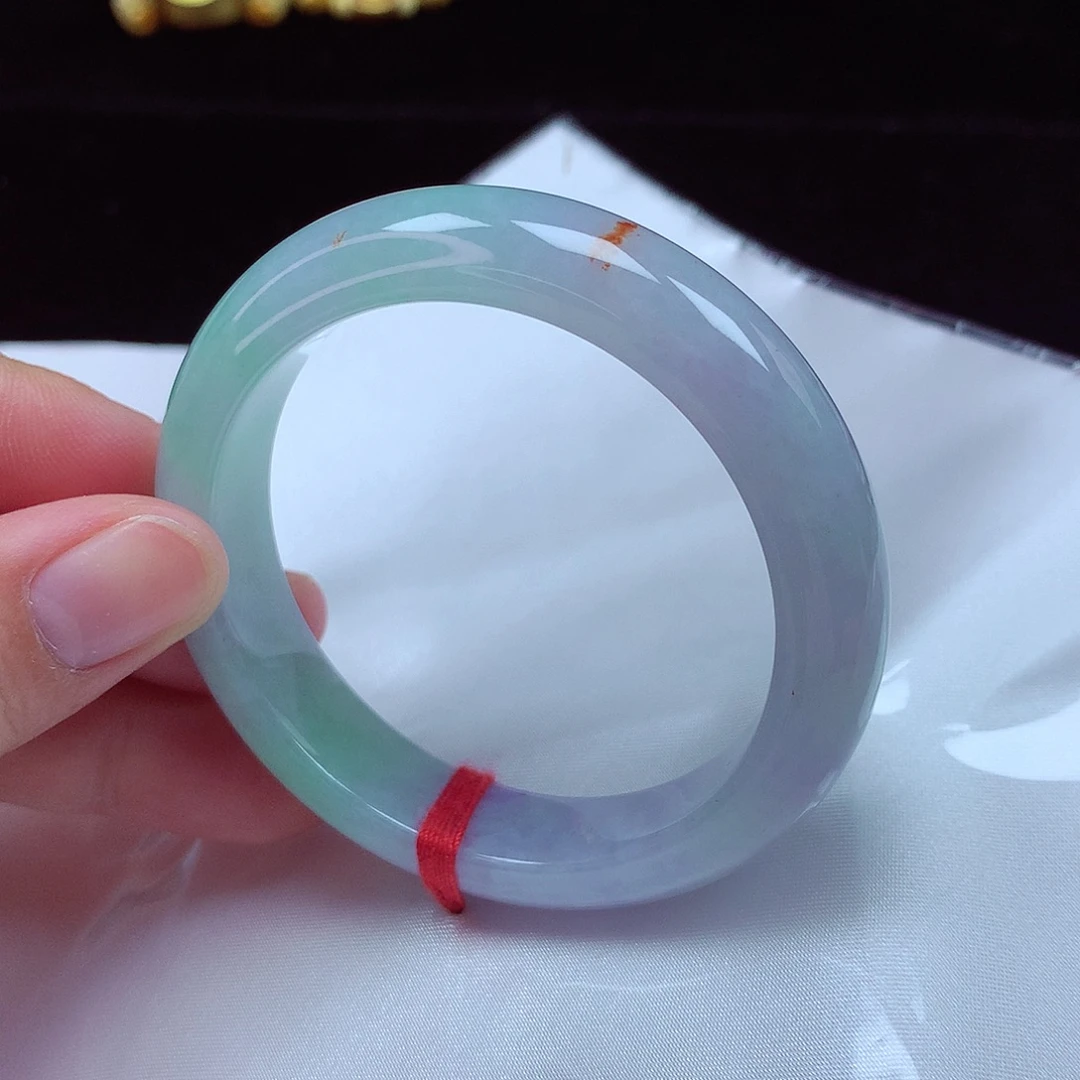 翡翠未镶嵌手镯53圈