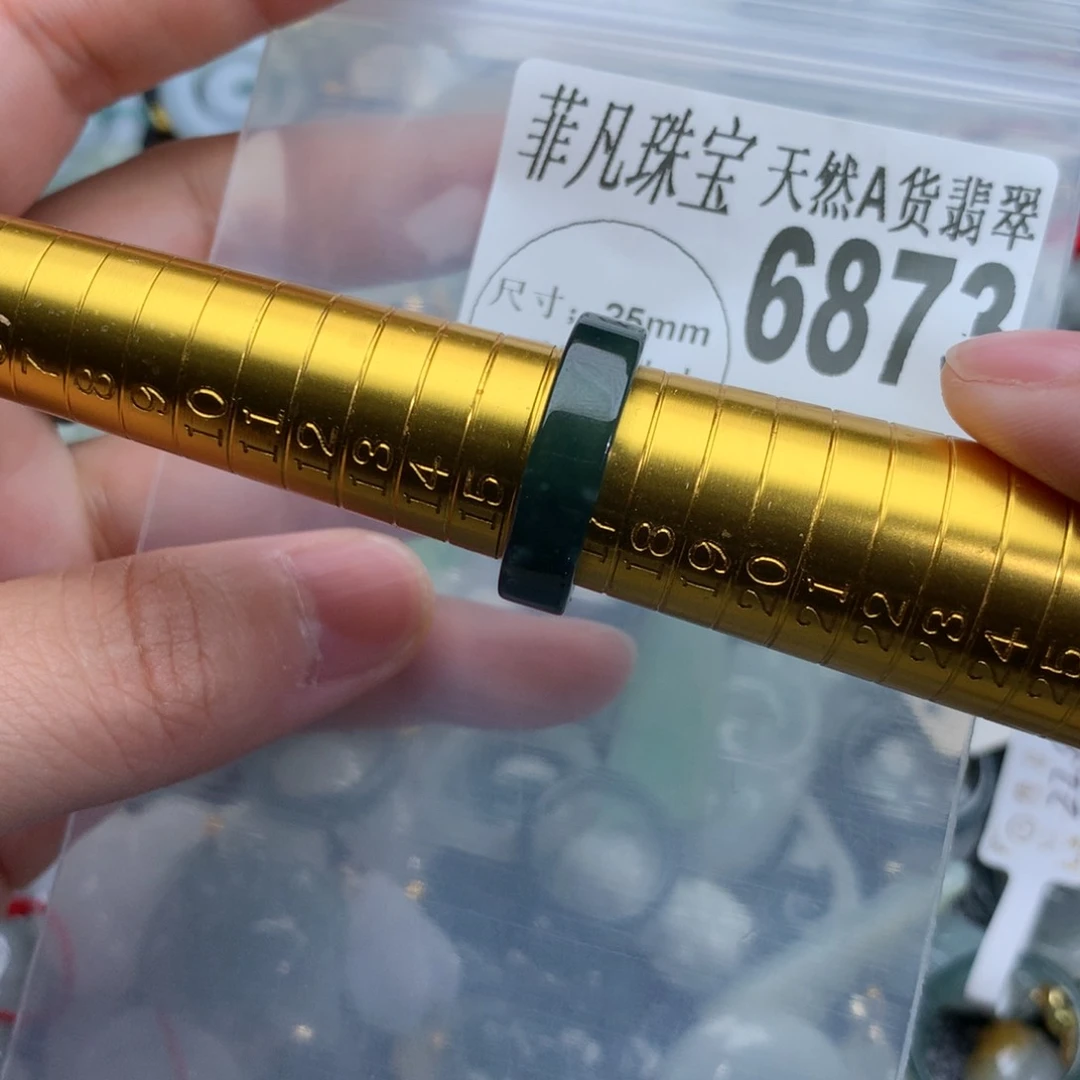 翡翠颈饰未镶嵌6873。