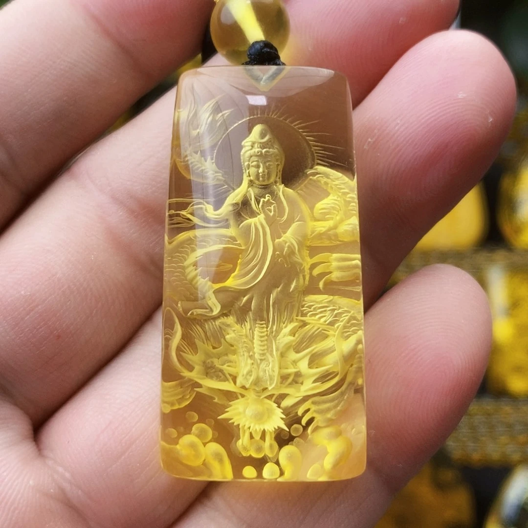 【闪购商品】金珀吊坠(不含链)未镶嵌