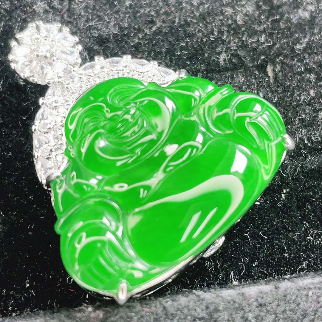 翡翠未镶嵌颈饰10