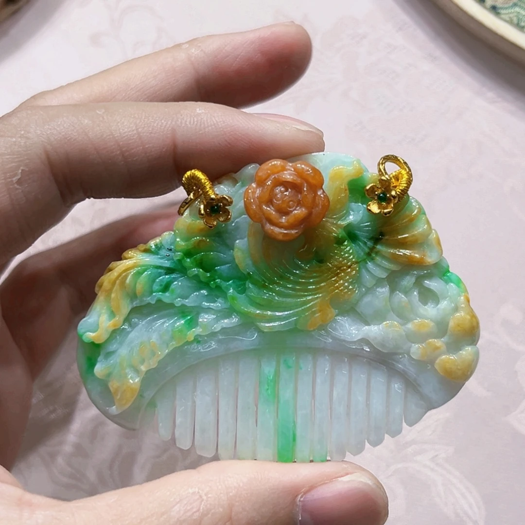 吊坠(赠链)合金翡翠代编织