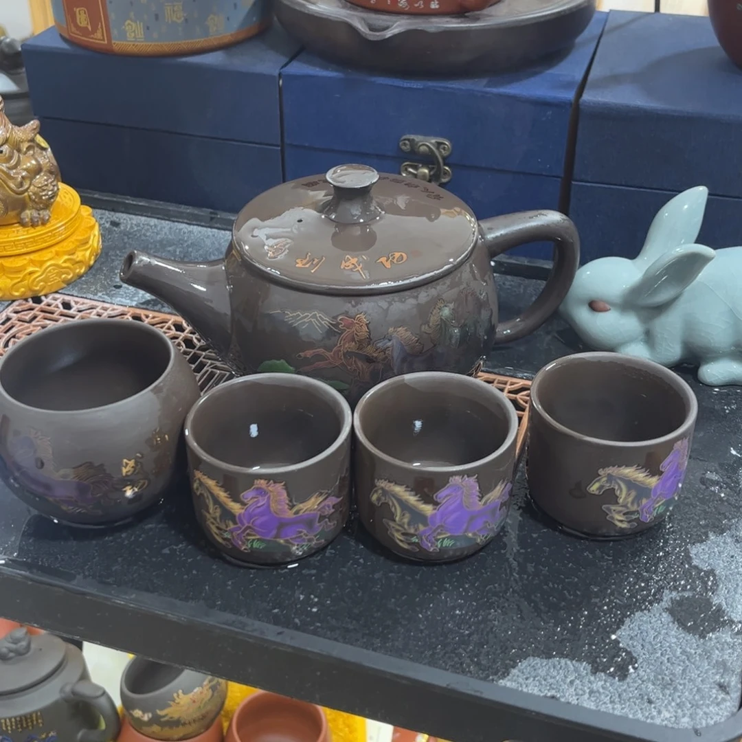 茶杯紫砂紫砂壶一壶4杯