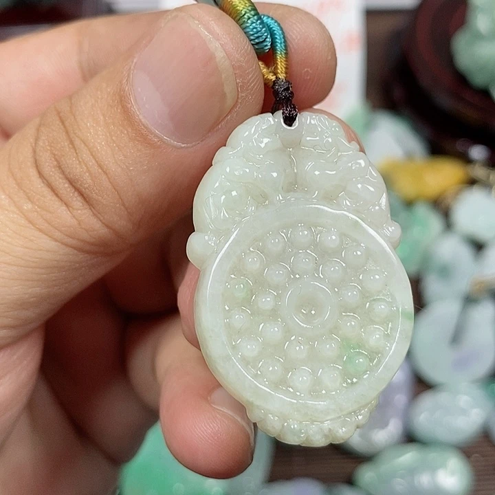 翡翠未镶嵌颈饰天然翡翠玉A货配证书