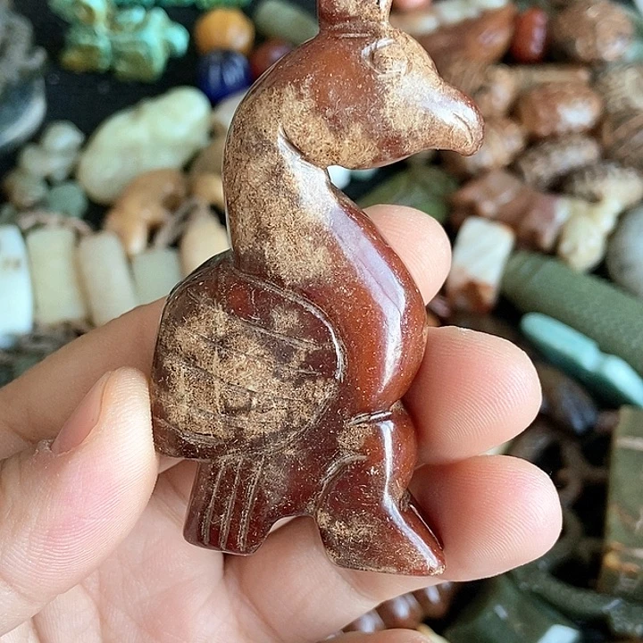 和田玉未镶嵌颈饰62