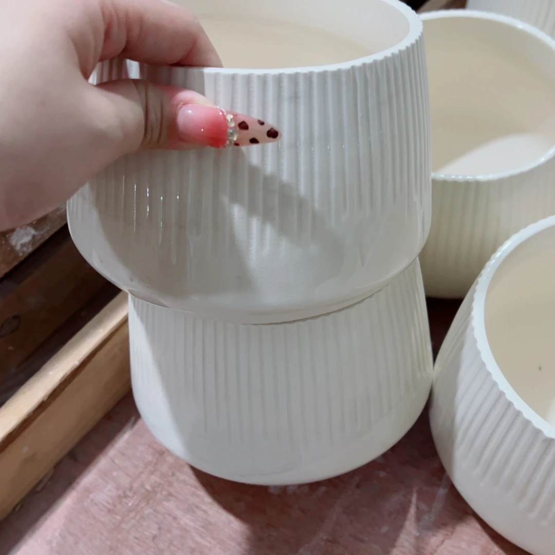 有孔，陶瓷花盆满10米包邮发货