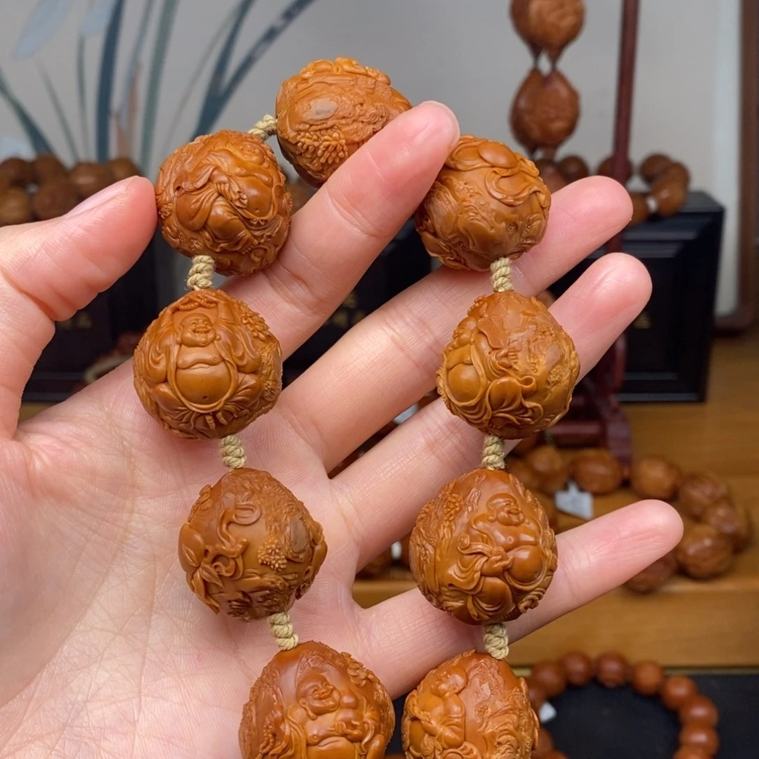 手串橄榄核许忠英老师风景弥勒