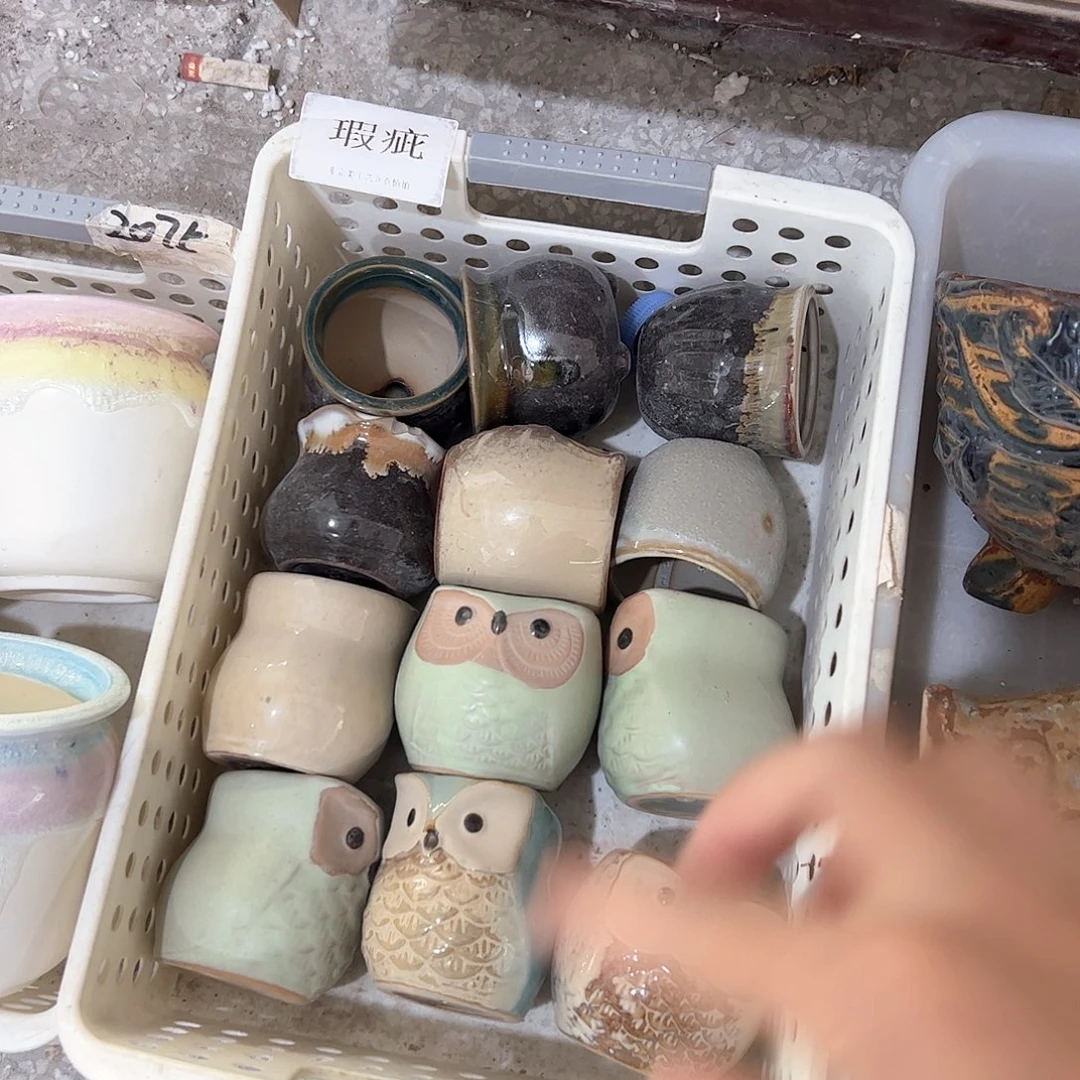 陶瓷多肉小花盆@@1236