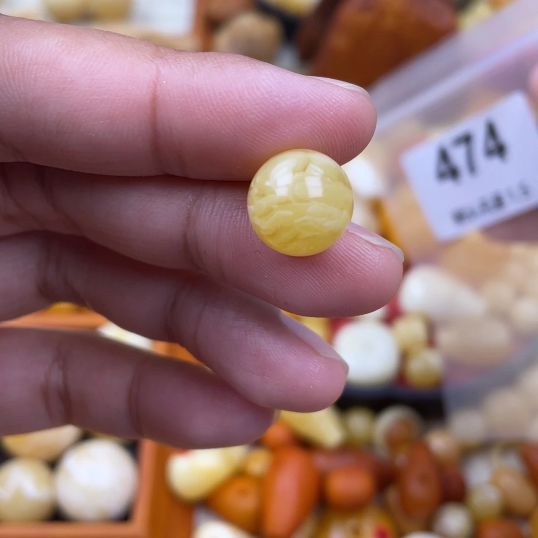 未镶嵌蜜蜡珠宝奇石粉12.3虎皮