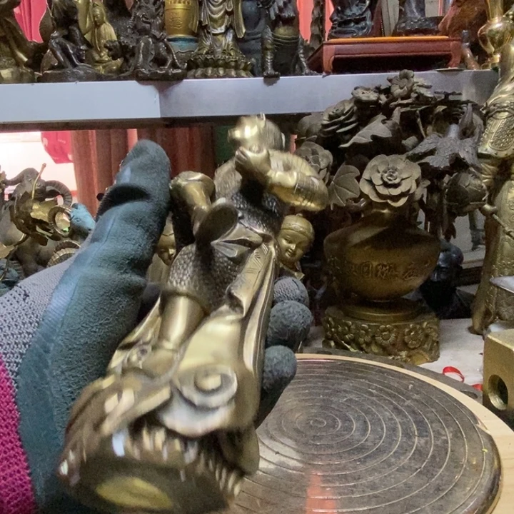 退***步铜工艺品家具摆件