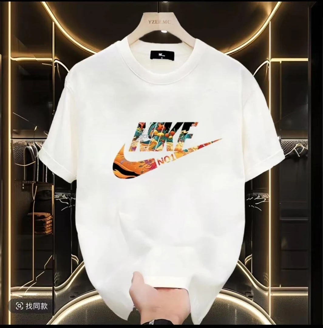 【一折粉丝福利】夏季潮牌男女同款圆领百搭T恤