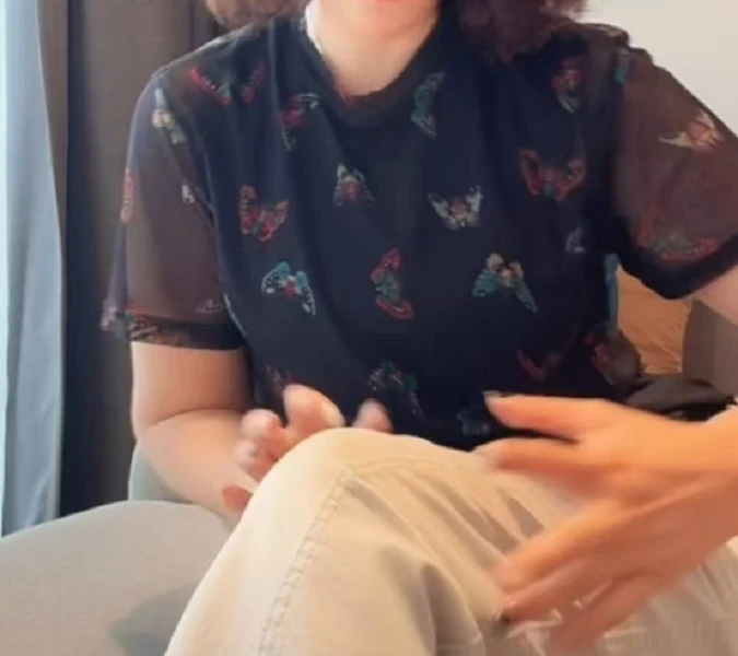 JIUER【蝴蝶】特殊高端印花圆领短袖T恤 显瘦气质复古提花2901