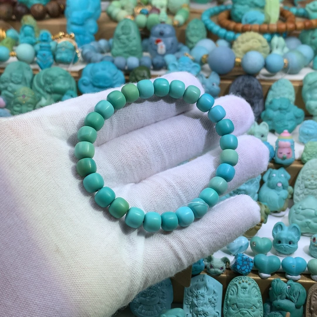 绿松石未镶嵌手链