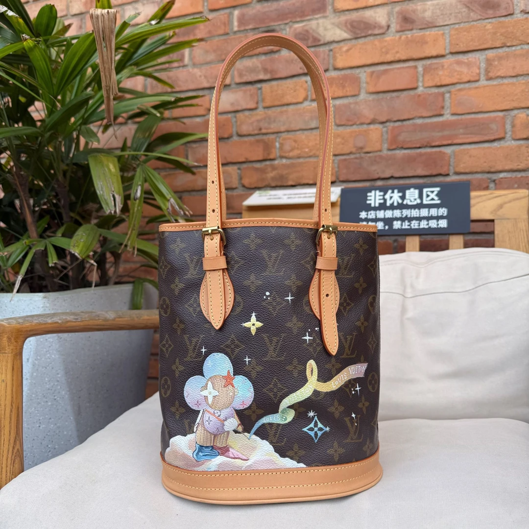 修复品LouisVuitto手绘款相机包/旅行袋/琴谱/巴比龙合集