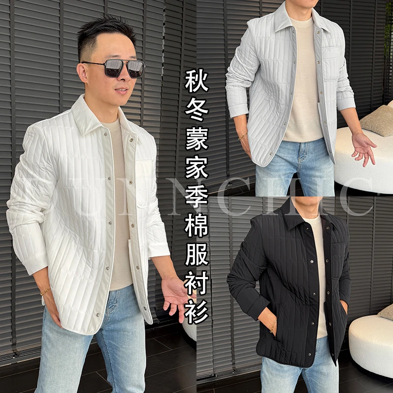 徐先生出品秋冬季蒙家衬衫款休闲棉服255532【杜恩】
