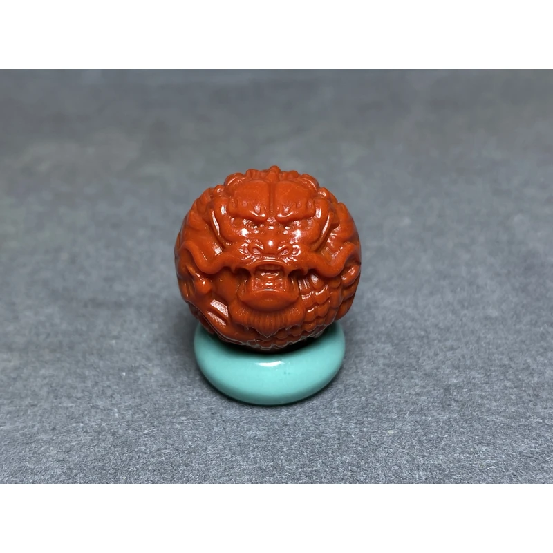2516 百搭文玩配饰龙珠满红满肉顶珠配珠配星月