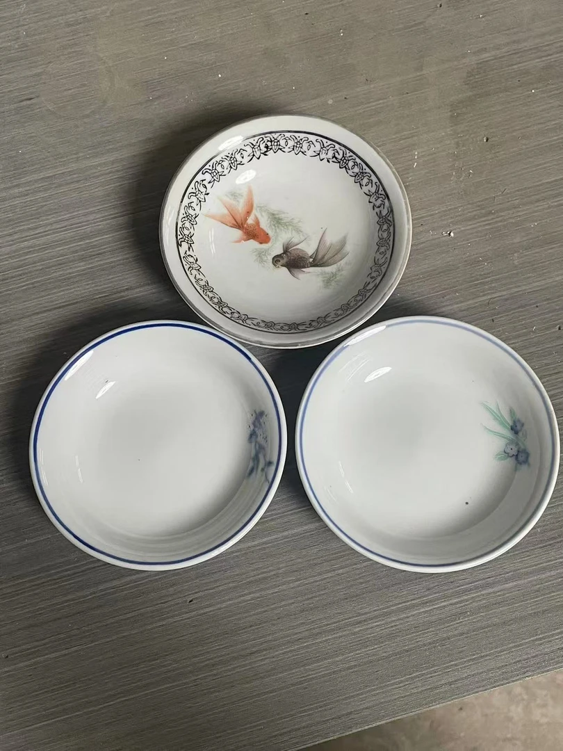 景德镇陶瓷味碟摆件（结缘三个）