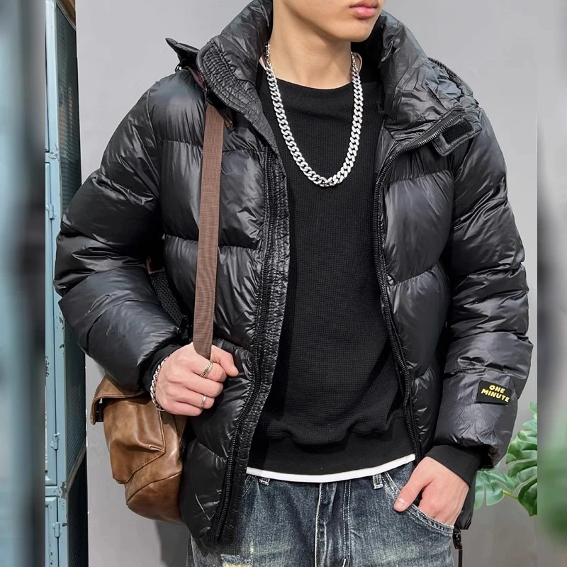 2025冬季新款韩版棉衣潮牌连帽棉服男士短款宽松加厚保暖棉袄外套