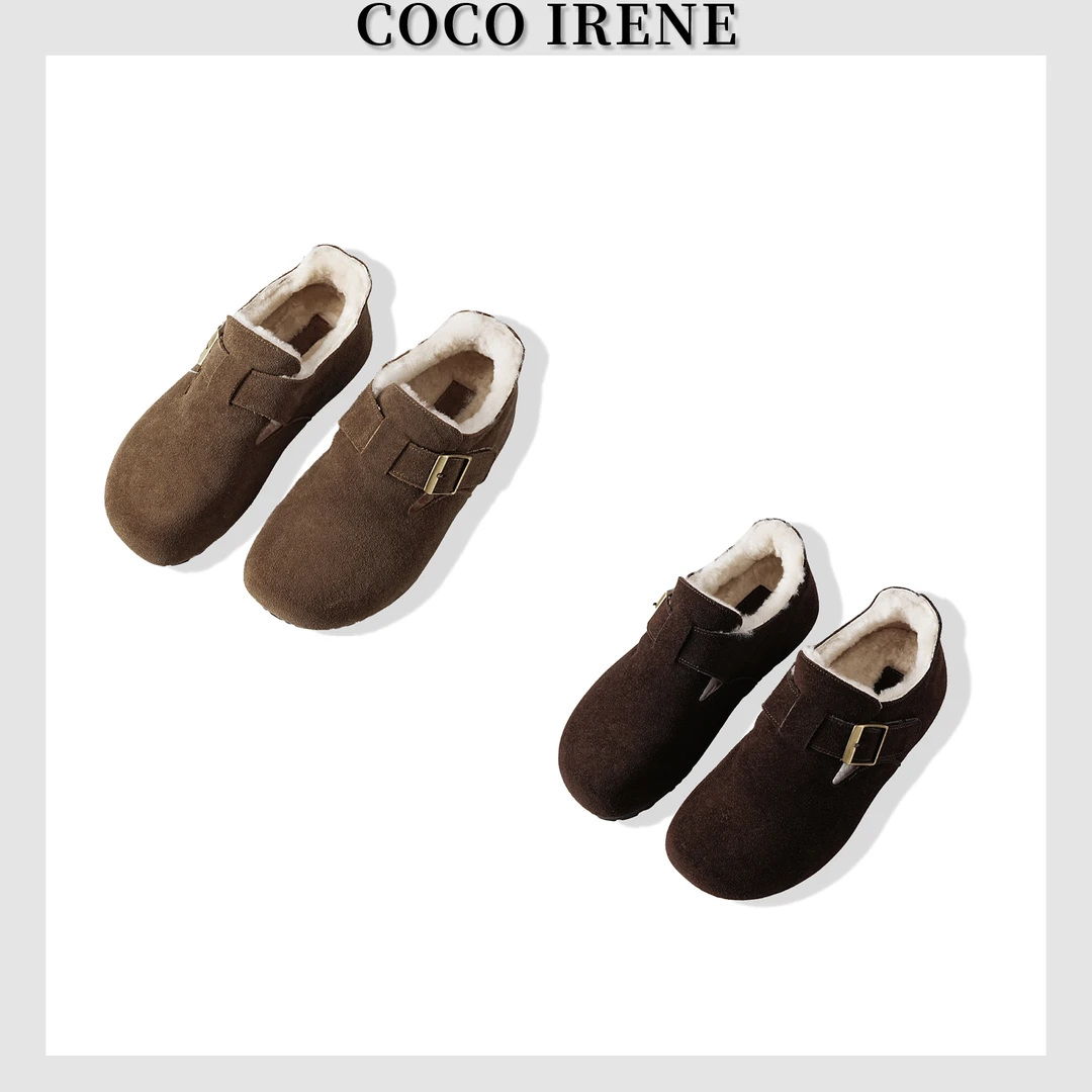 COCO IRENE【勃肯鞋】内里羊毛橡胶底舒适不累脚百搭勃肯鞋