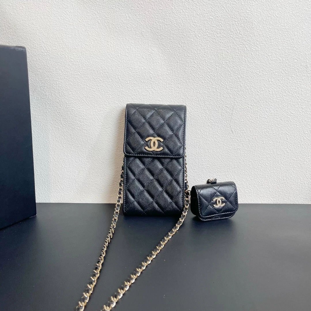 95新 Chanel/香奈儿 98新 奢总管/二合一手机包/芯片