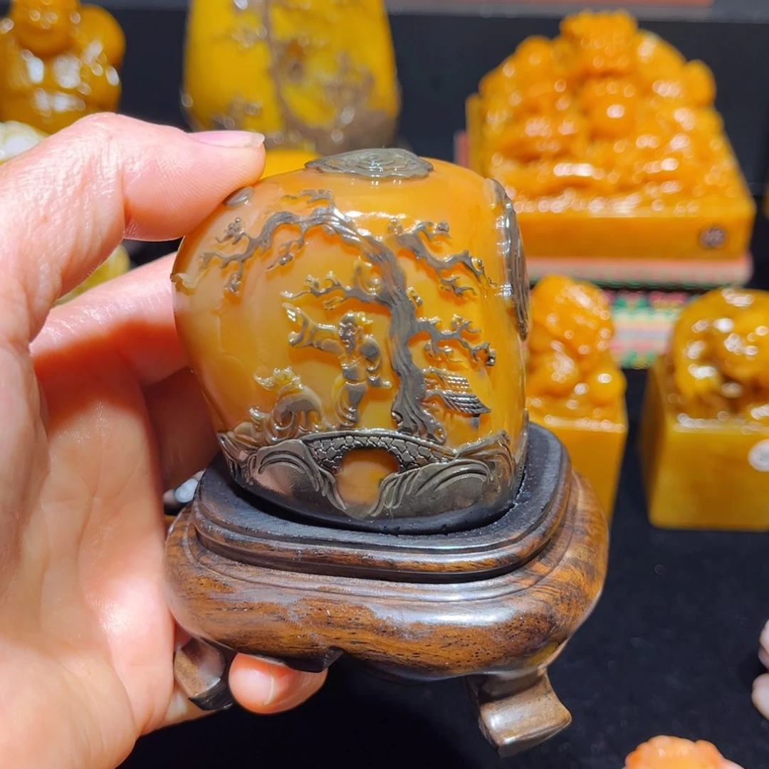 田黄石去**真石雕石雕石雕