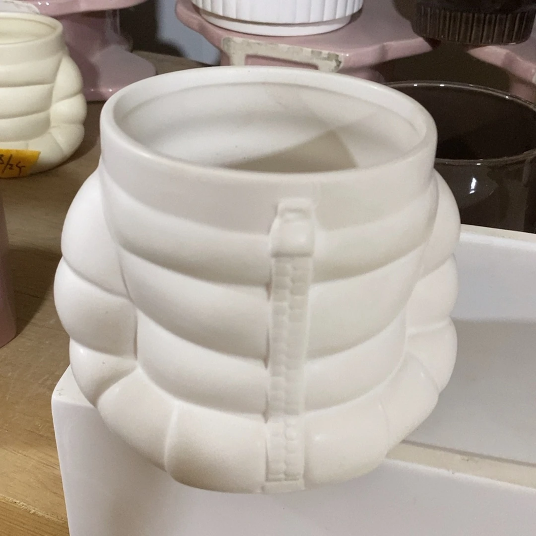 陶摆件陶盆有孔 瑕疵介意勿拍