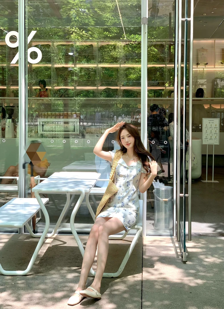 3姐【盛夏花园连衣裙】百搭气质时尚  S31055Y2