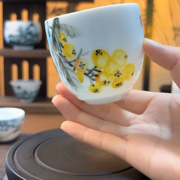 釉下彩手工手绘茶具