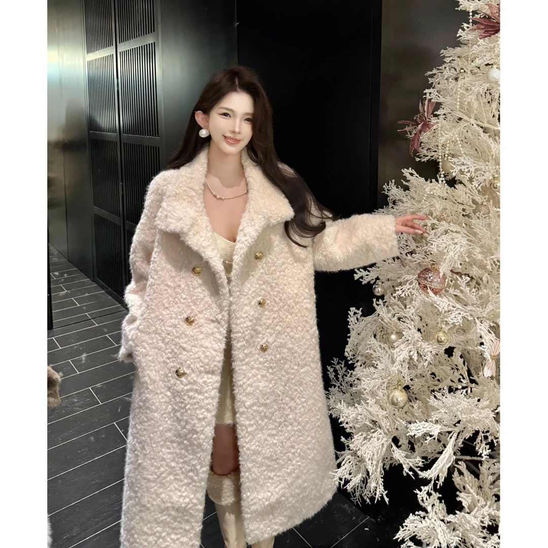 GUIDI GUDI【冬日终至】高级柔软毛毛外套/黄加蓝