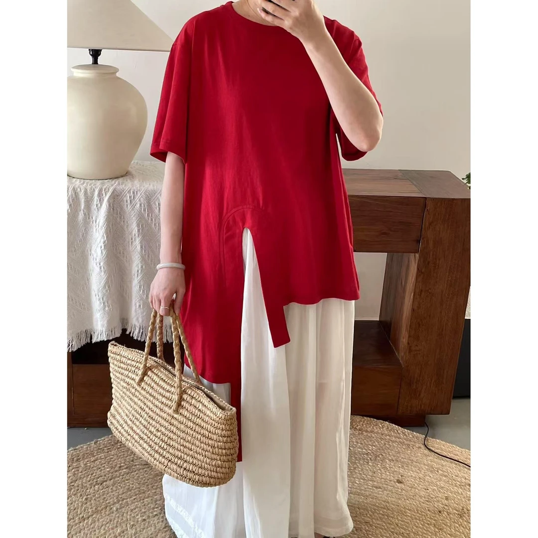 叨叨定制款 #8052# 不规则T恤 XX