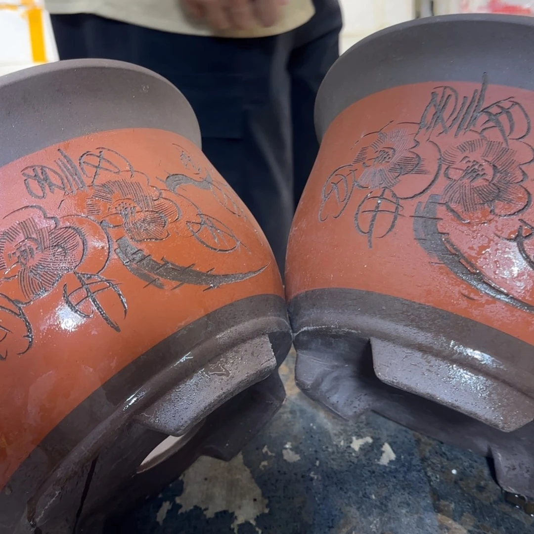 紫砂花盆紫砂口径23