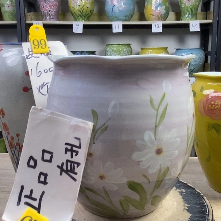 景德镇高温陶瓷花盆