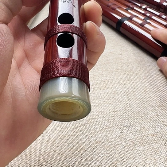 苦竹花牛角整只E专业演奏笛